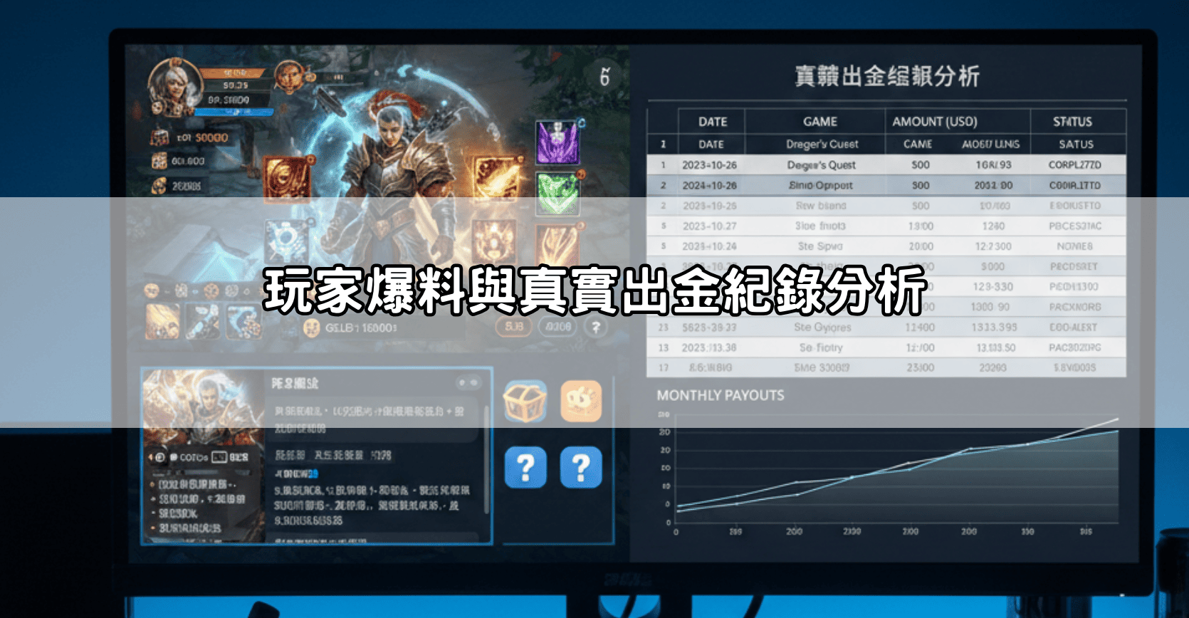 玩家爆料與真實出金紀錄分析